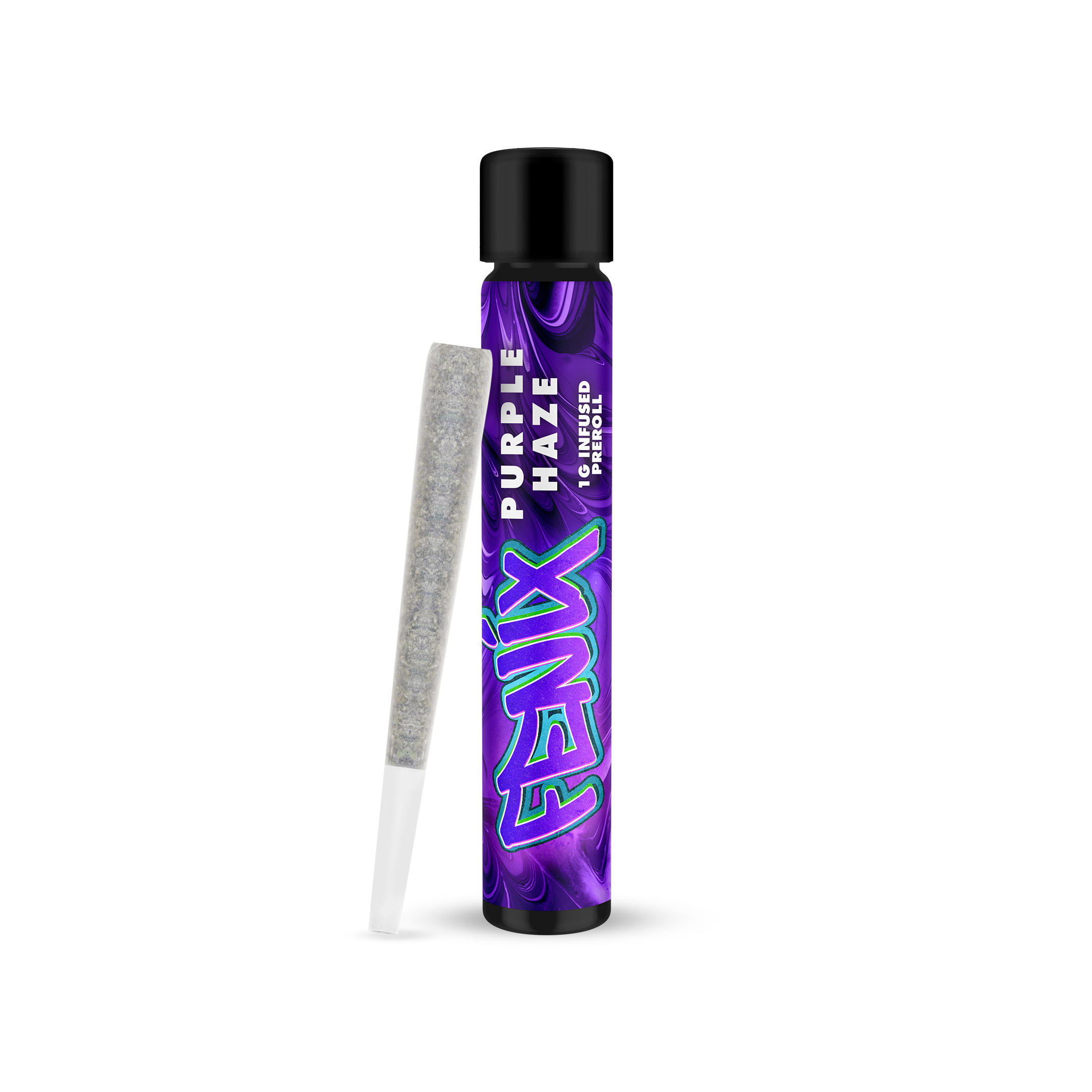 Photograph of product: Fenix Purple Haze Infused Preroll 1g