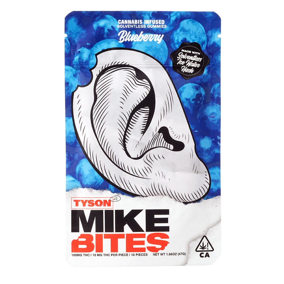 Photograph of Product: 10pk Blueberry Solventless - Mike bites