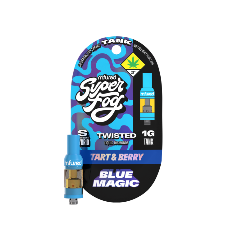 Photograph of product: Blue Magic Super Fog Twisted Tank Cartridge | 1g