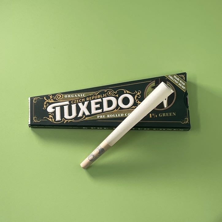 Photograph of product: Tuxedo - Pre-Rolled Cones (Green) - 1  Size (6pk)