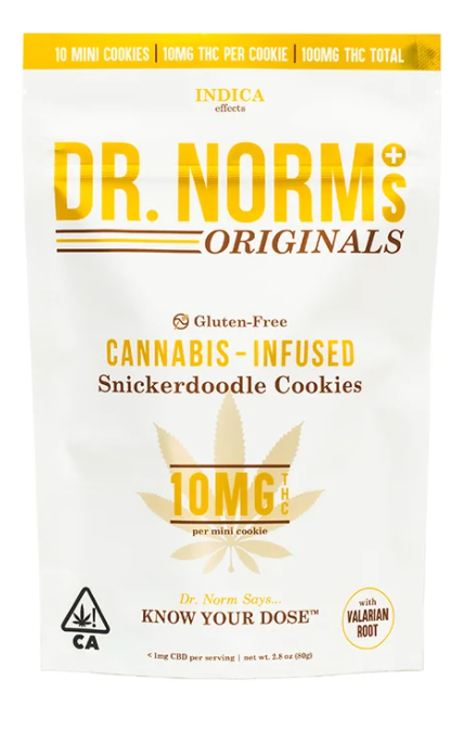 Photograph of product: Dr. Norm's Snickerdoodle Cookies (10 pack) | 10mg Gluten Free Cookies
