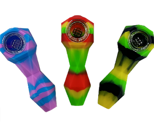 Photograph of product: 4.25 Diamond Silicone Pipe