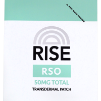 Photograph of product: RISE - Transdermal Patch - RSO - 50mg TAC
