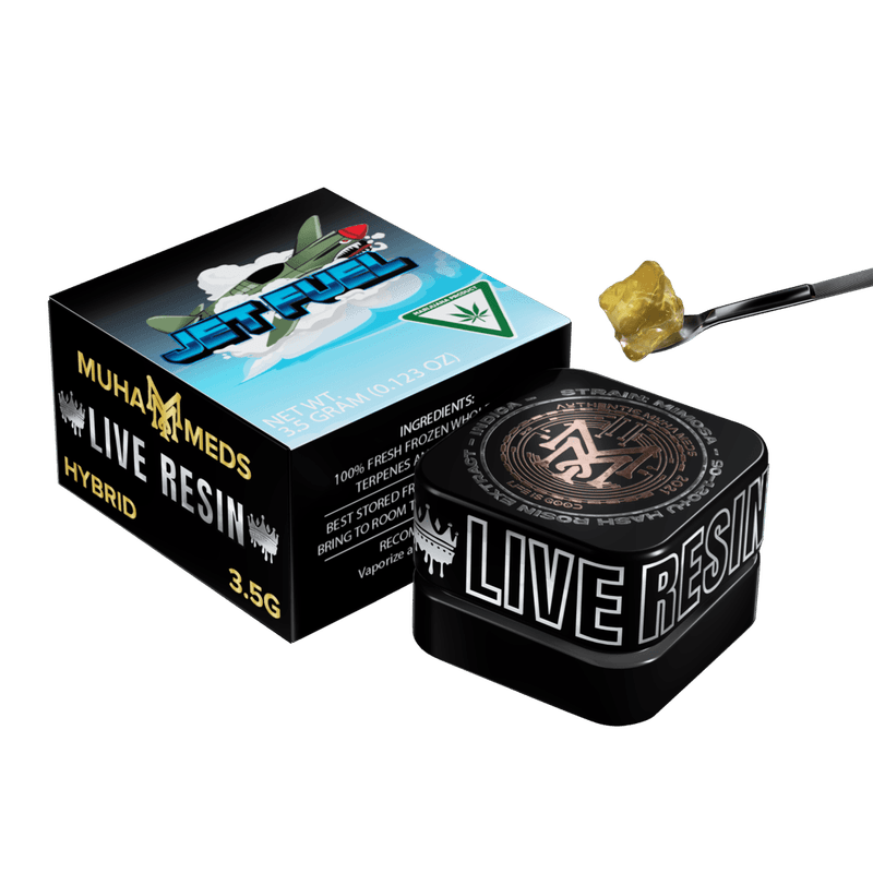 Photograph of product: Jet Fuel Live Resin