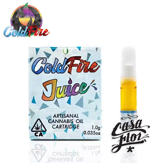 Photograph of product: ColdFire x Casa Flor - Forbidden Candy - Live Resin Juice Cart - 1g - 