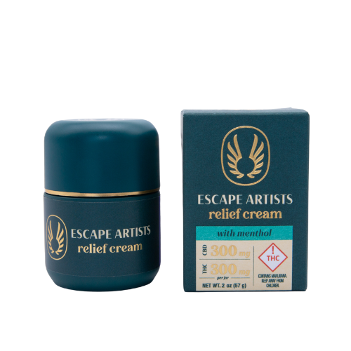 Photograph of product: Escape Artist - Topicals - Menthol - 800mgCBD/100mgCBG/100mgTH-oui (H)