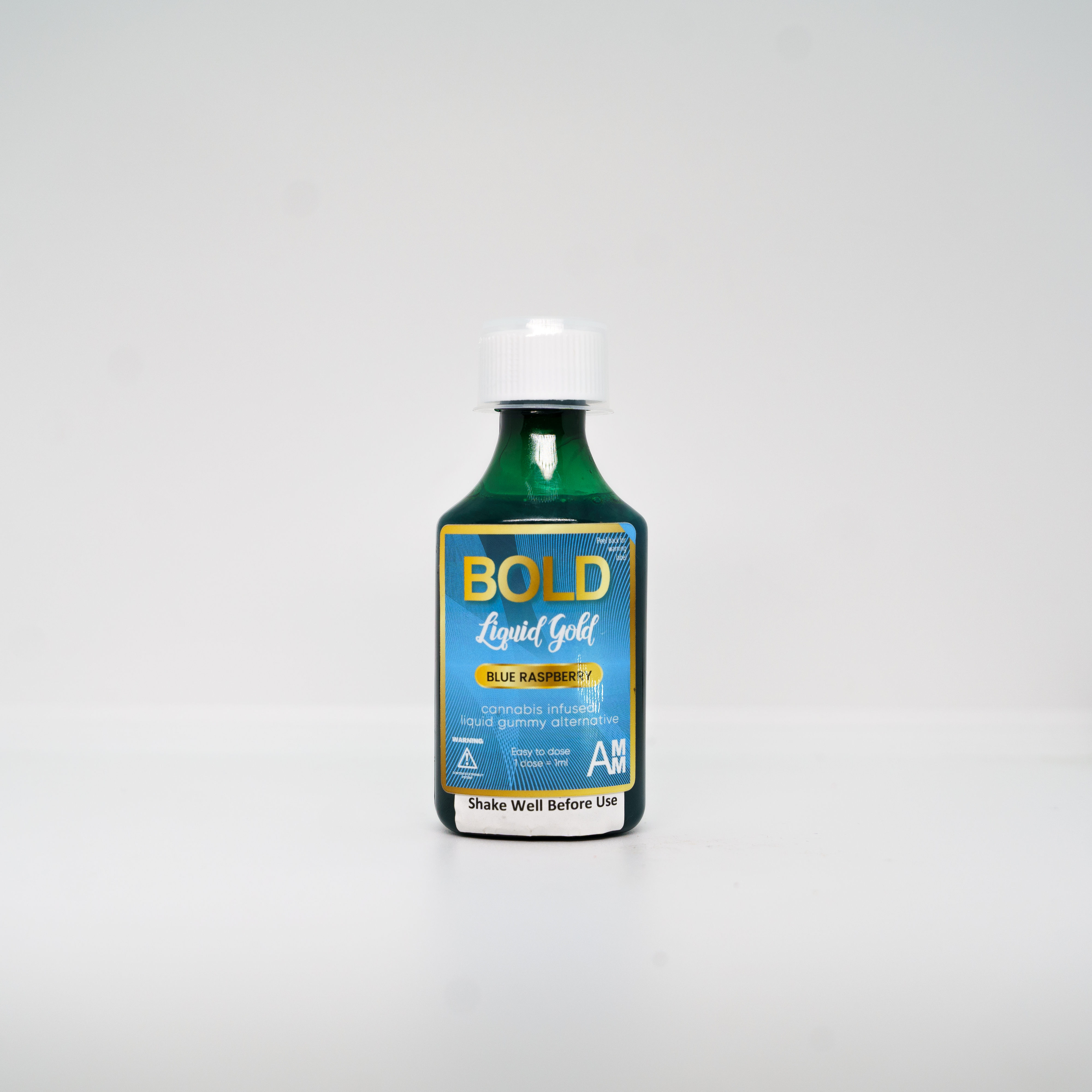 Photograph of product: Blue Raspberry Liquid Gold Syrup