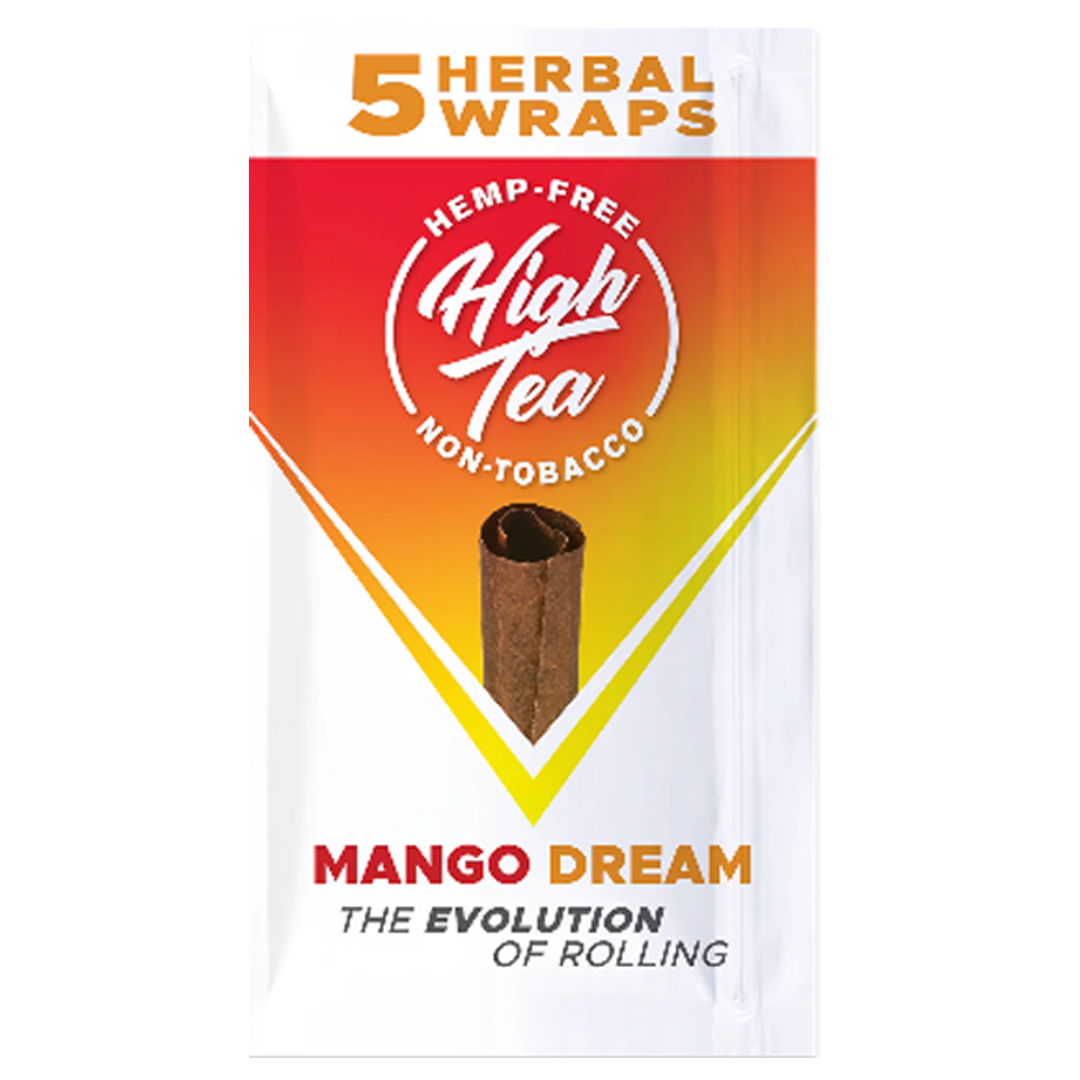 Photograph of product: High Tea | Mango Dream 5 Pack Tobacco Free | Wraps