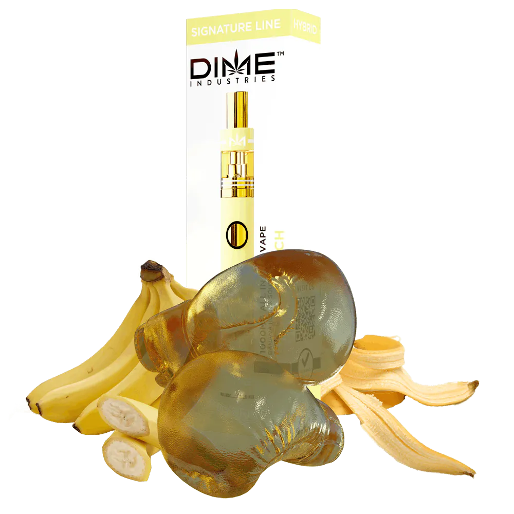 Photograph of product: Dime | Banana Punch All-In-One 2g