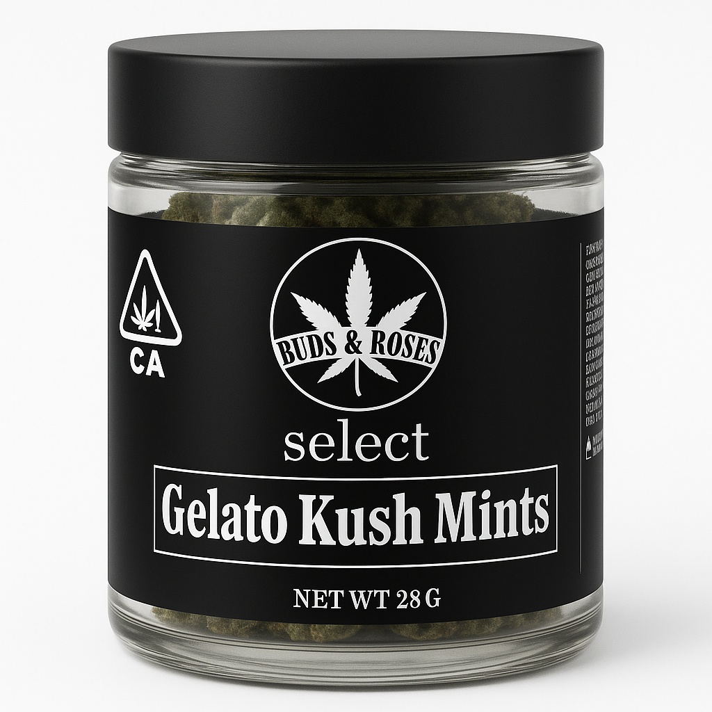 Photograph of product: 28g - Gelato Kush Mints