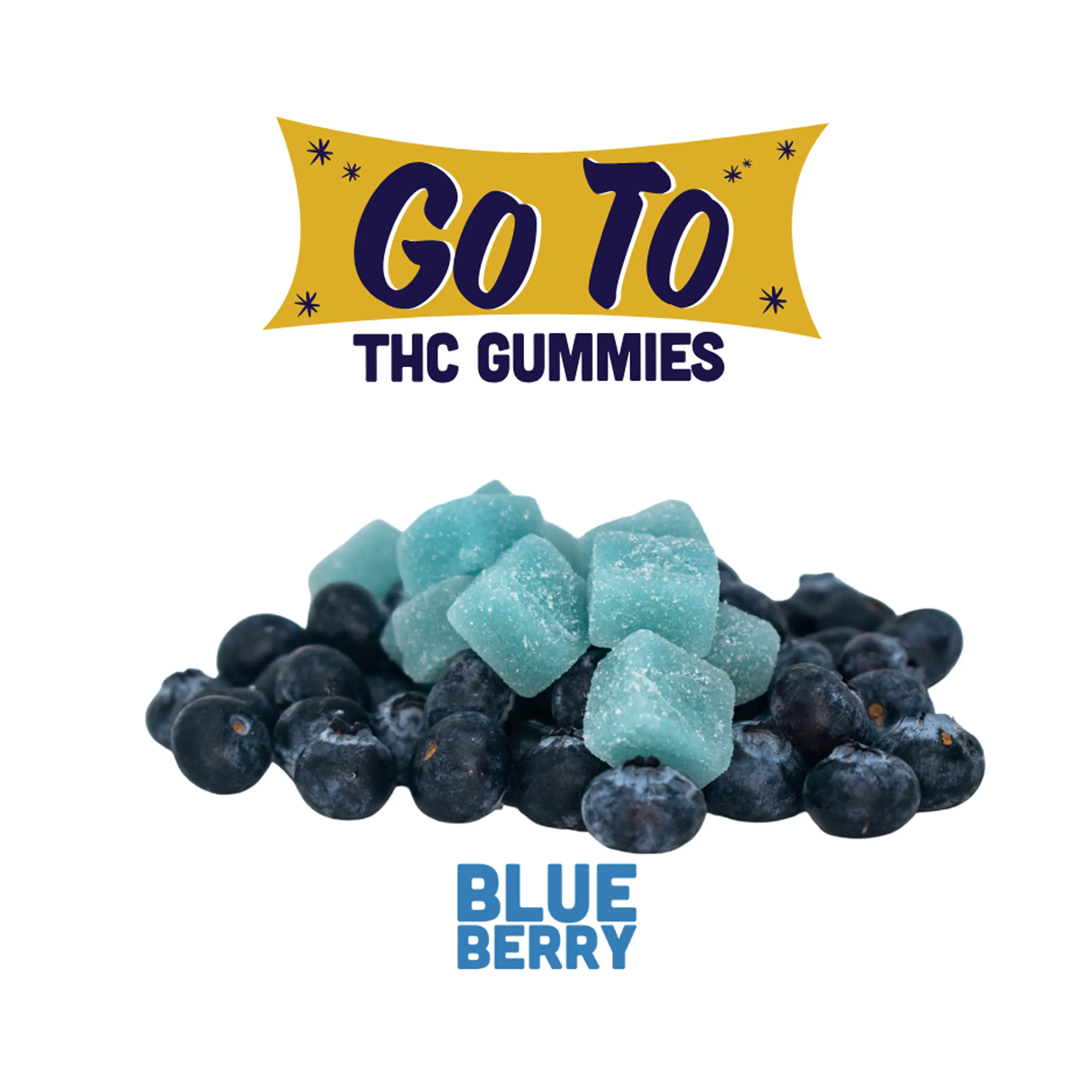Photograph of product: Go To - Blueberry - Gummies - 100mg