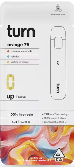 Photograph of product: [Turn] Live Resin - All-In-One - 1g - orange 76 (S)