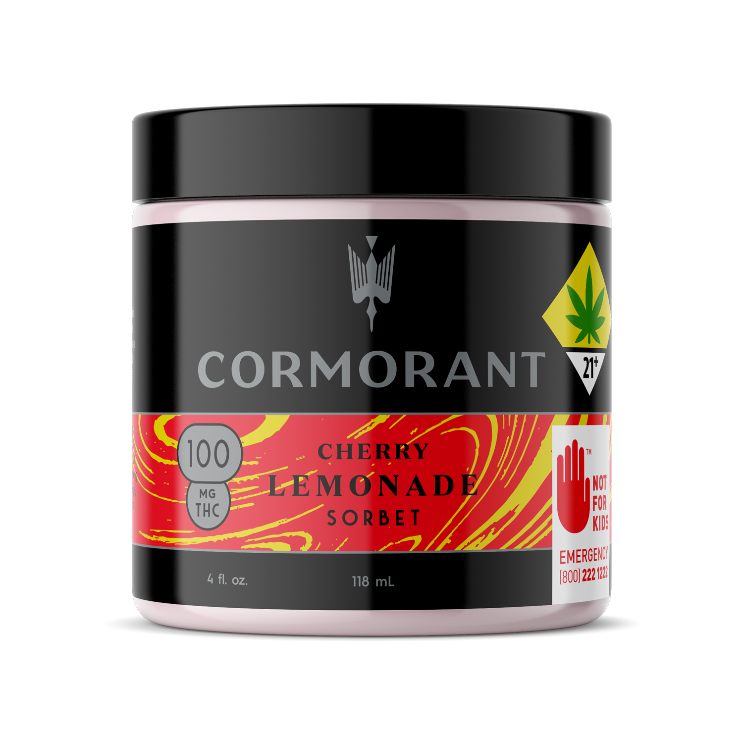 Photograph of product: Cherry Lemonade Sorbet | 100mg | 4oz - (DOH)