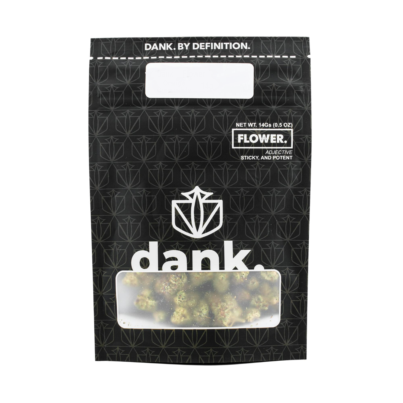 Photograph of product: Dank | Purple Kush | Indoor Big Flower Bag 14g