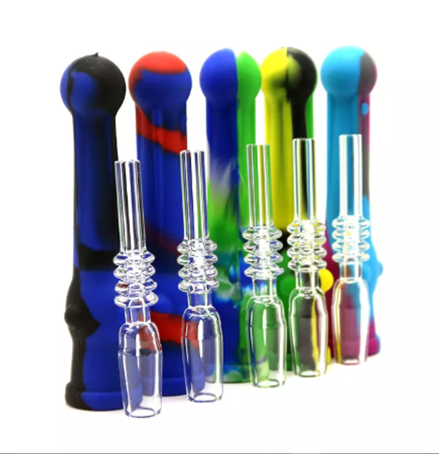 Photograph of product: Silicone Nector Collector w/ Quartz Tip