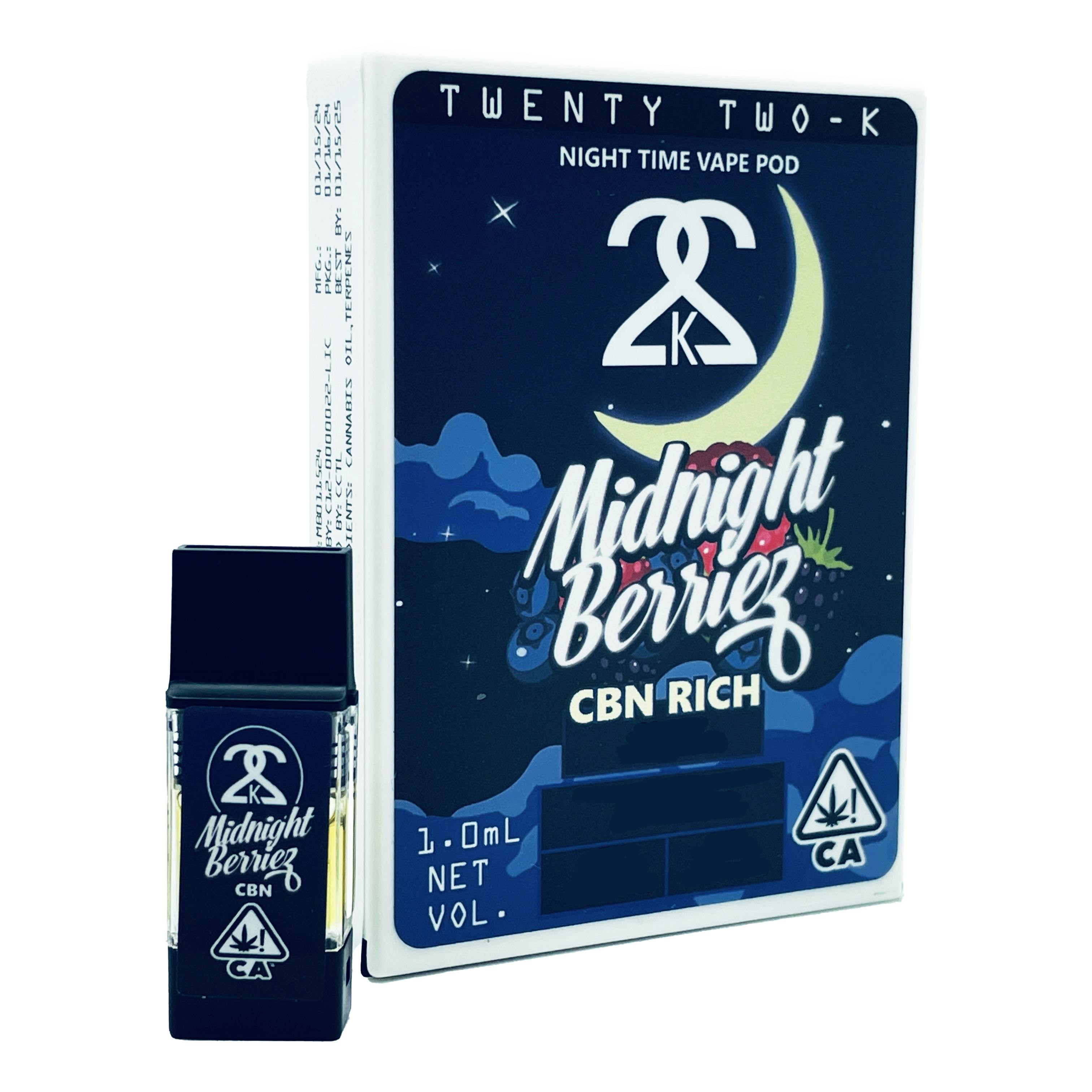 Photograph of product: 22K | MIDNIGHT BERRIES (I) | 1G POD