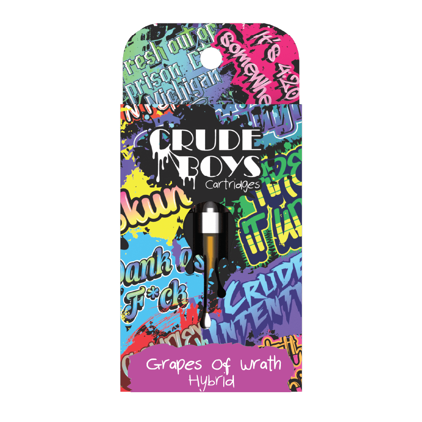 Photograph of product: Crude Boys: Grapes Of Wrath 1G Cartridge (H)