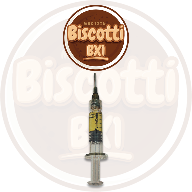 Photograph of product: Biscotti Bx1 Syringe
