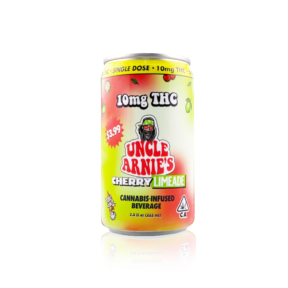 Photograph of product: UNCLE ARNIE'S - Drink - Cherry Limeade - 12OZ - 100MG