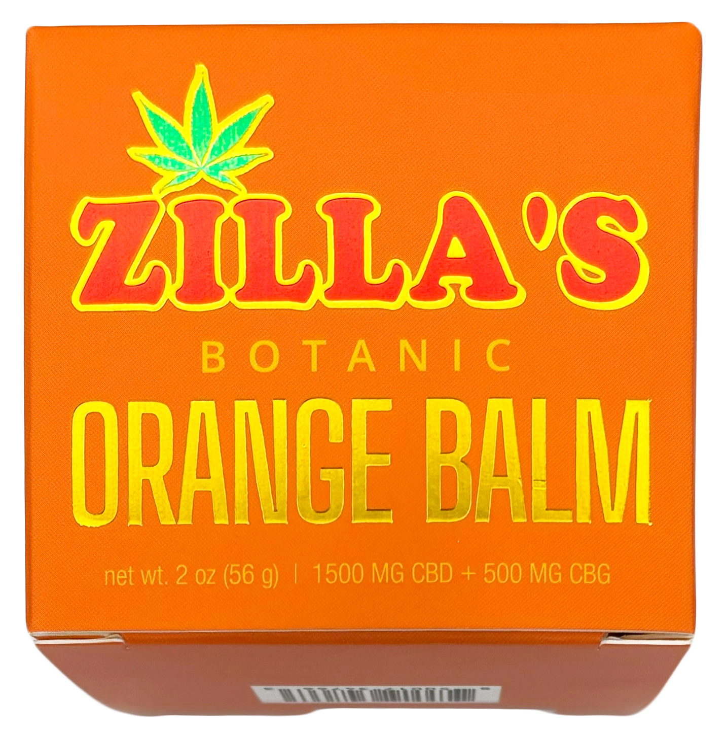 Photograph of product: Zilla's | Botanic Orange CBD:CBG Balm | Topical | 1500:500mg