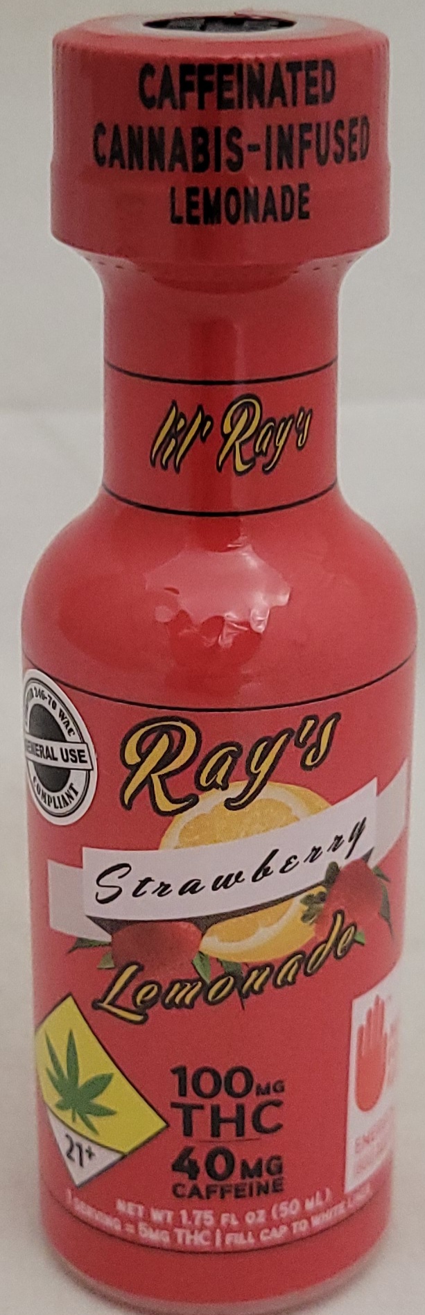 Photograph of product: Caffeinated Strawberry Lemonade | 100mg *General Use Compliant*