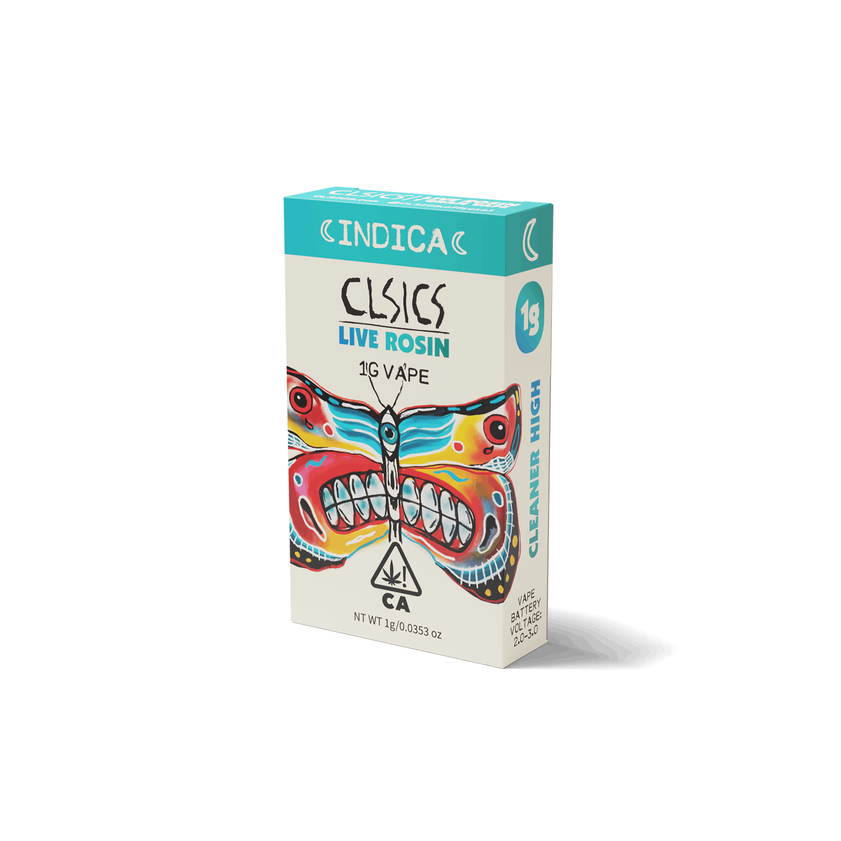 Photograph of product: CLSICS | Ghost Vapor Live Rosin Cartridge | 1g