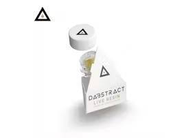 Photograph of product: Dabstract Sour Garlic Mints 1g Live Resin Sugar