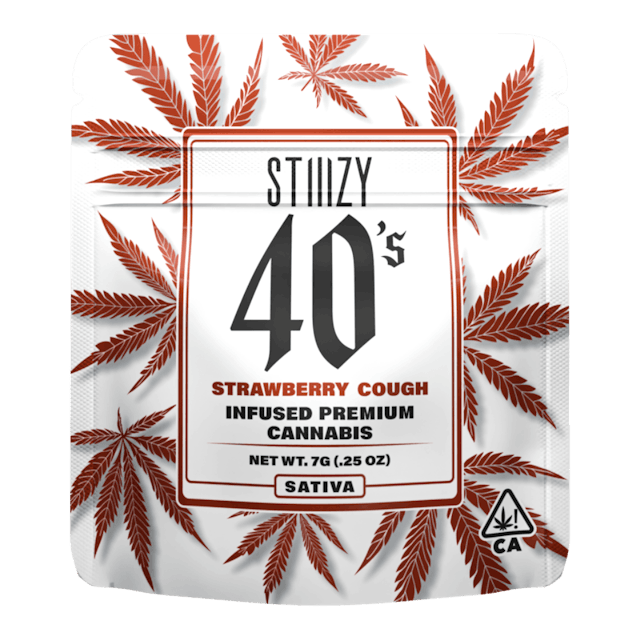 Photograph of product: Strawberry Cough 40's Infused 7g - 