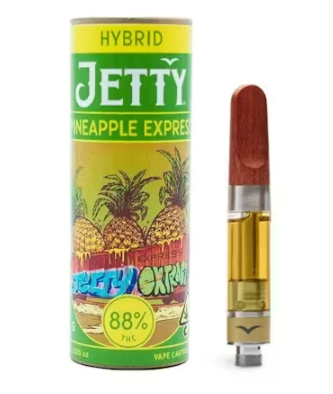 Photograph of product: Jetty Pineapple Express Hybrid Vape Cart High TH-oui