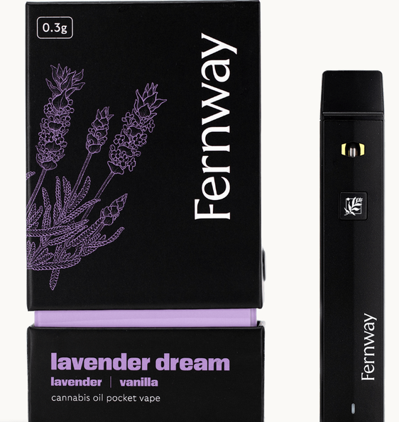 Photograph of product: Fernway - Lavender Dream 0.3g Disposable