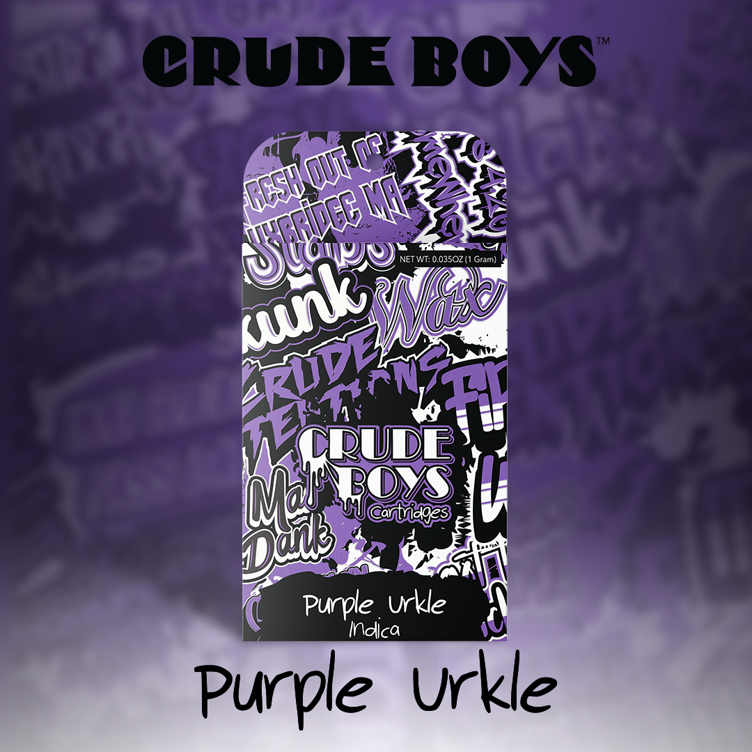 Photograph of product: Crude Boys | Purple Urkle Vape | 1.0g