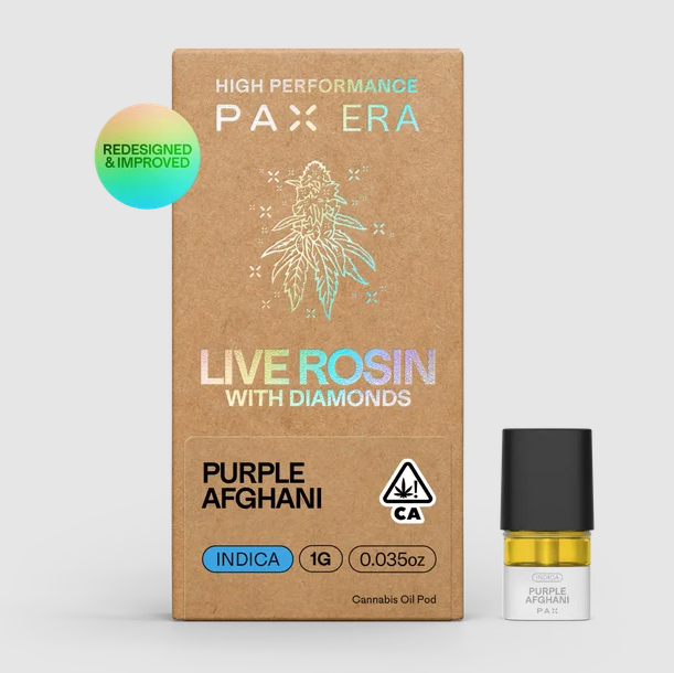 Photograph of product: PAX Pod (Rosin) - Purple Afghani