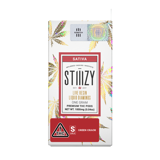 Photograph of product: Green Crack Live Resin Liquid Diamonds Pod 0.85g {V87}