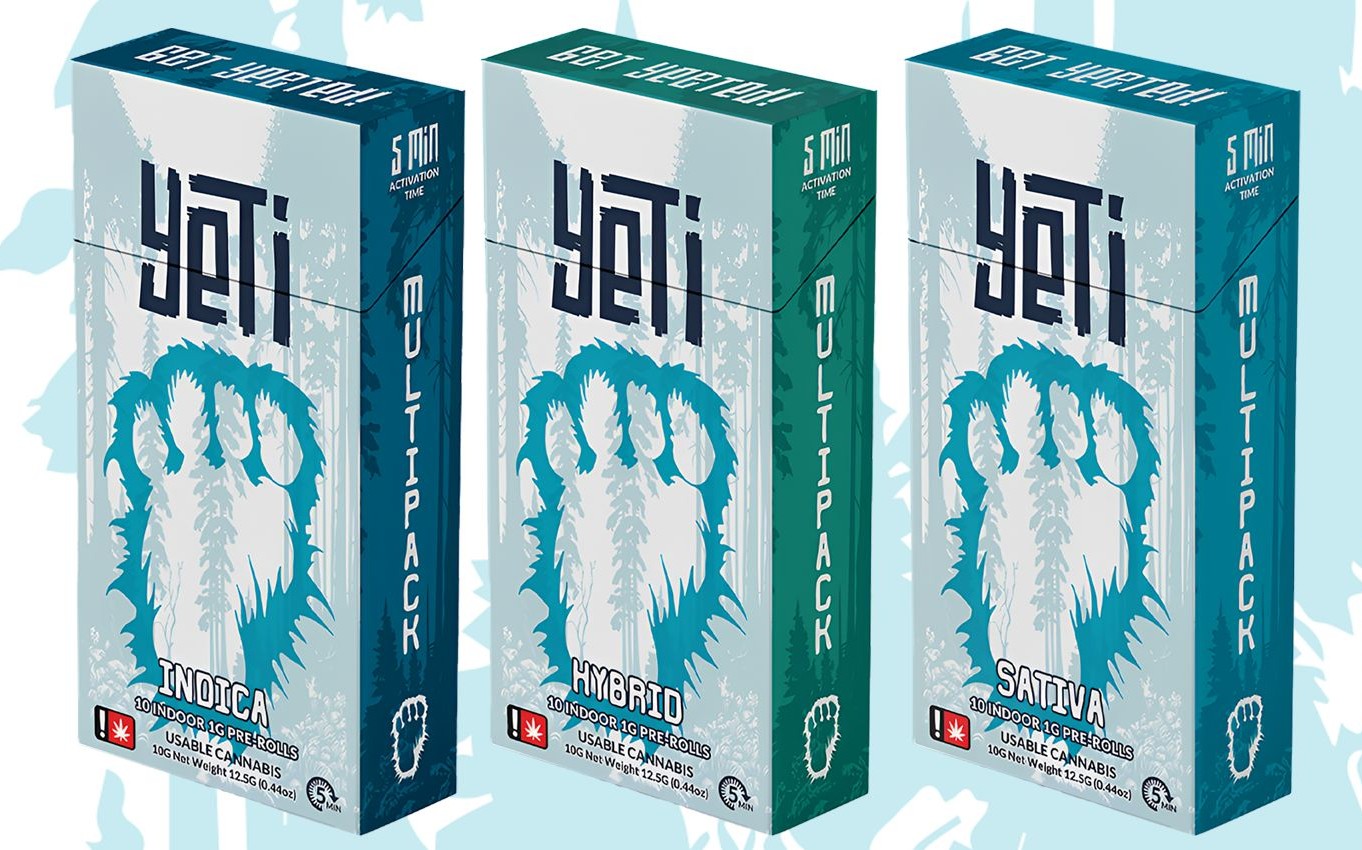 Photograph of product: Yeti - Caramel Cake / Gelonade - 1g 10pk Pre Roll