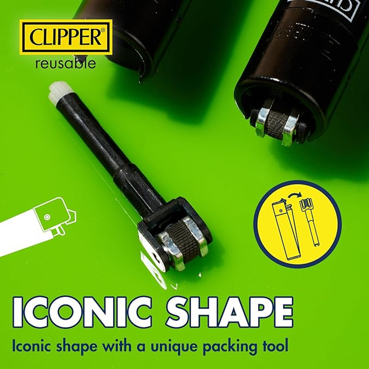 Photograph of product: CLIPPER - Classic Large Lighter, Assorted Colors and Styles