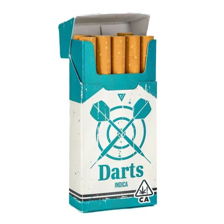 Photograph of product: 10-Pack Pre-Rolls Darts (Oui'd)