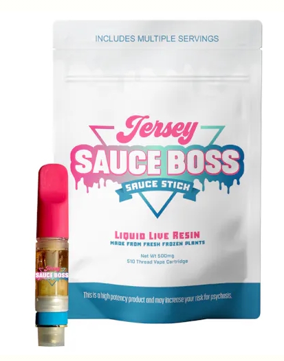 Photograph of product: Jersey Sauce Boss - The Krux S1 - .5g - Vape Cartridge