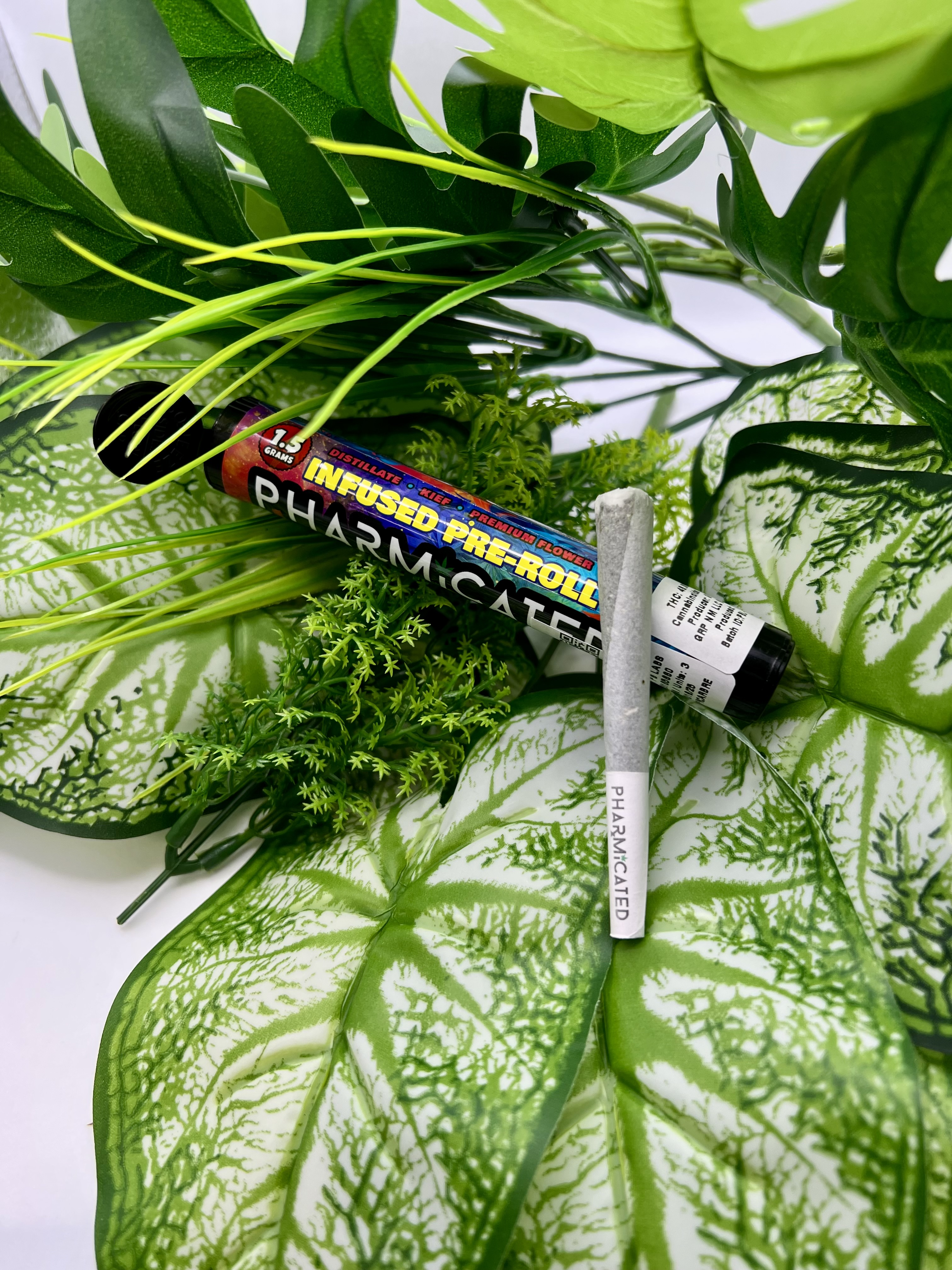 Photograph of product: Pharmicated - Caribbean Breeze - Infused Preroll - 1g