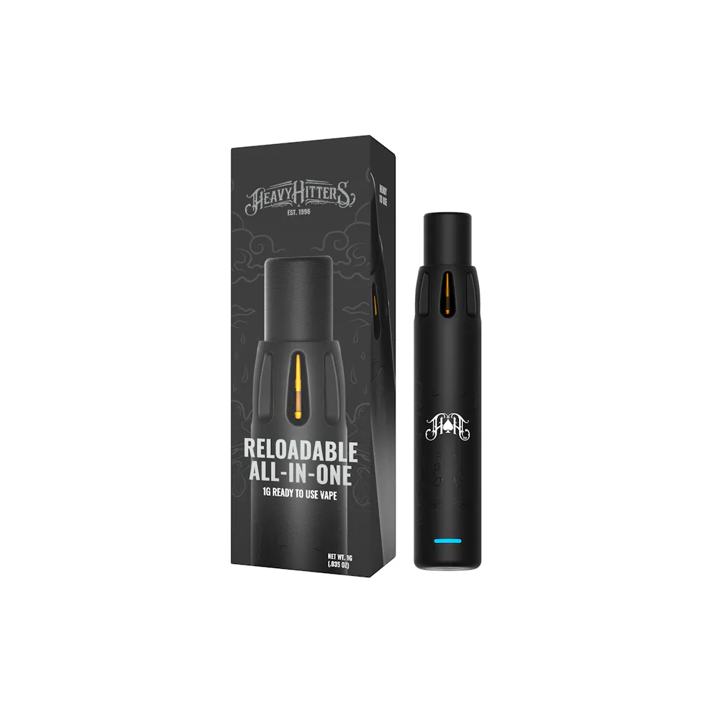 Photograph of product: Heavy Hitters | Rainbow Sherbert | Reloadable Pod AIO | 1g