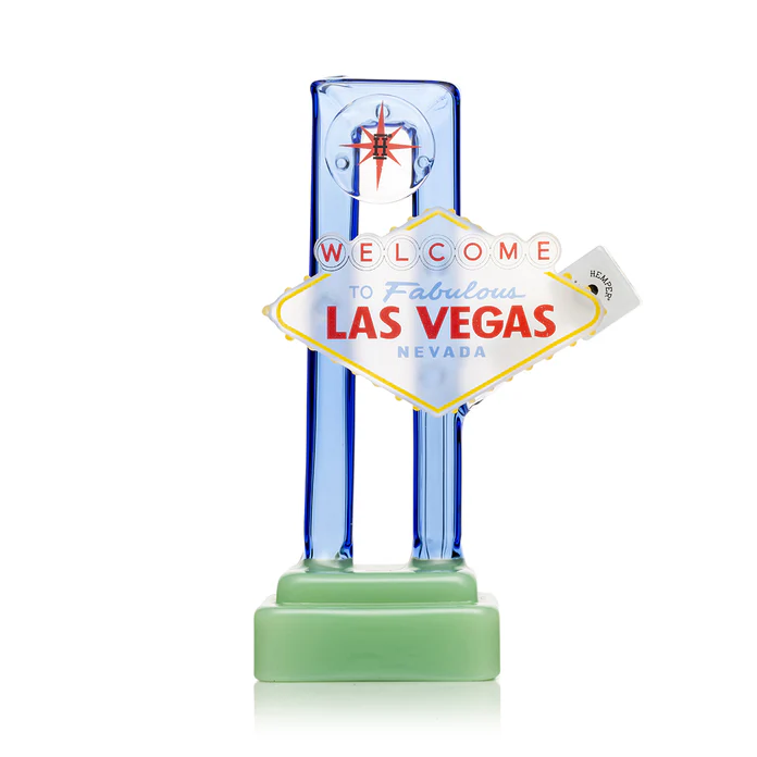Photograph of product: Hemper - Las Vegas Sign XL Glass Bong 8.2"