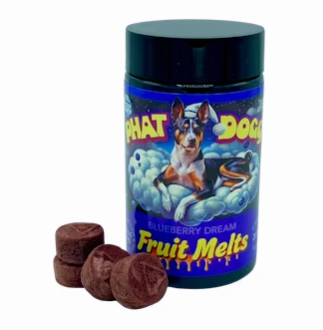 Photograph of product: Blueberry Dream | 100mg 20pk Fruit Melts | 1:1:1 (NEW)