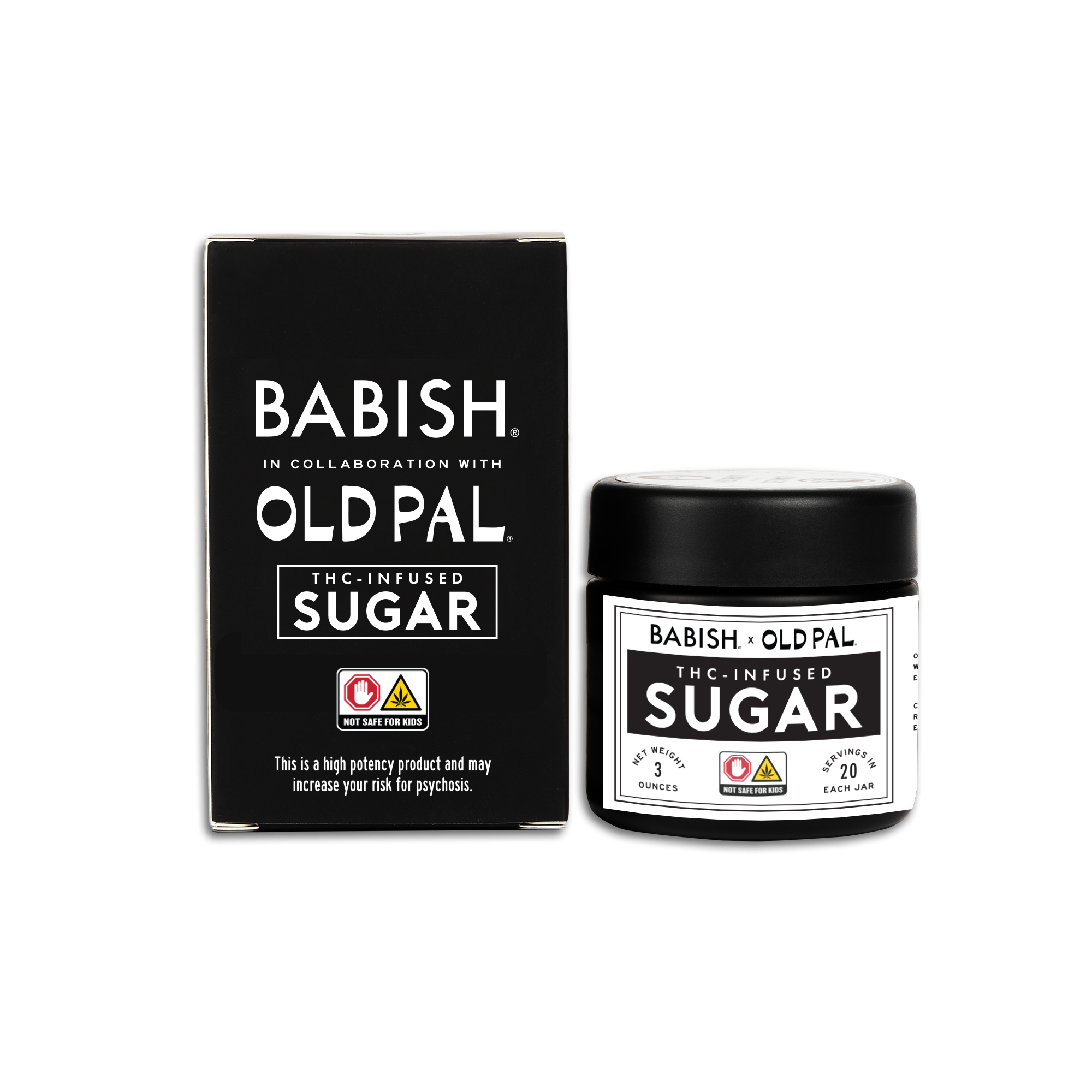 Photograph of product: Babish x Old Pal | TH-oui Infused Sugar | 3oz (100mg)