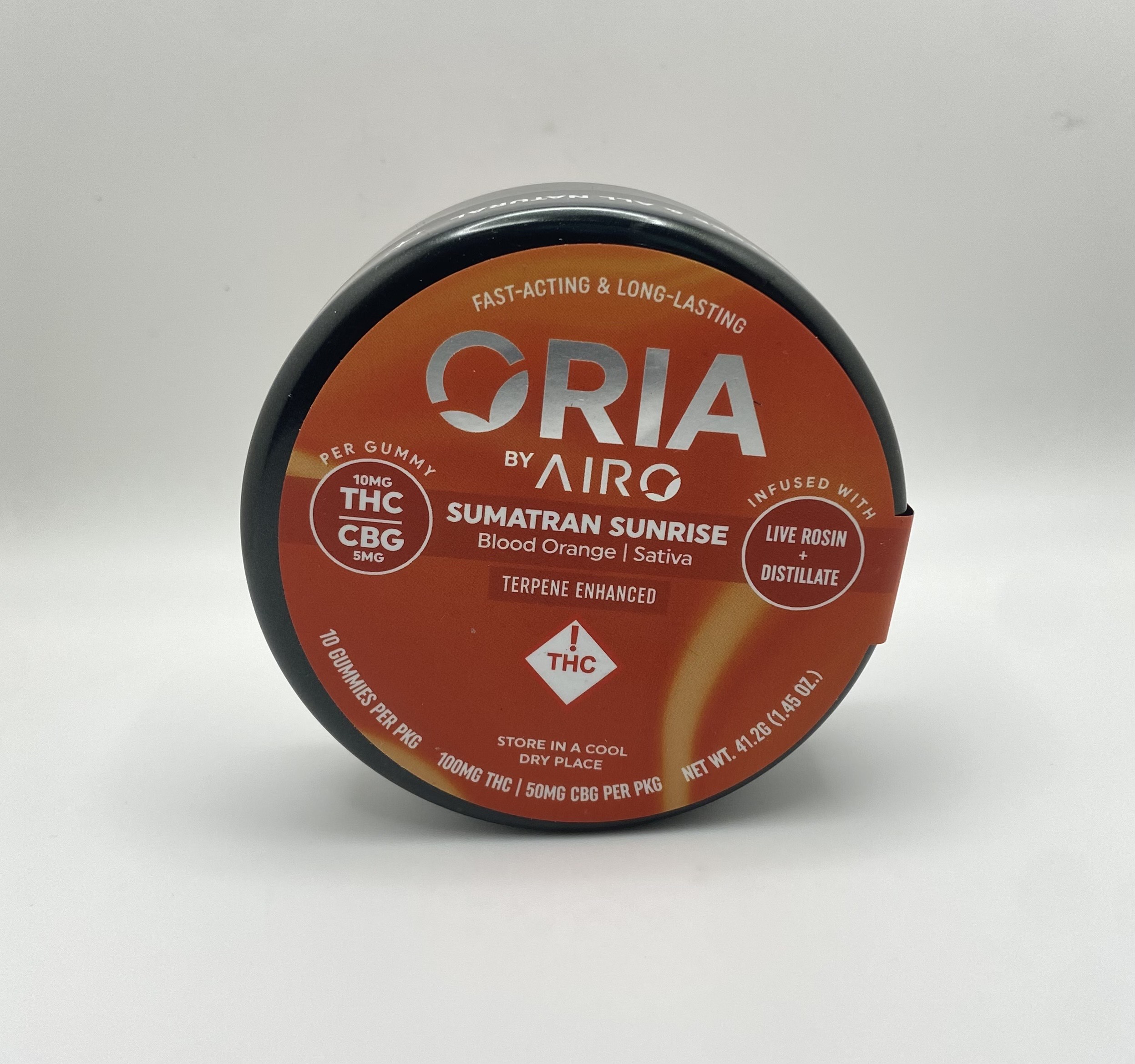 Photograph of product: Oria - Sumatran Sunrise - 100mg Gummies