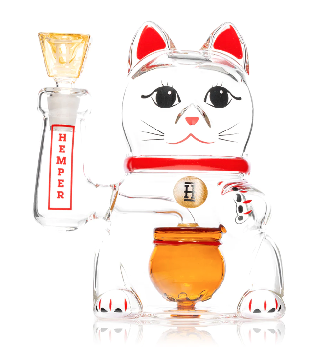 Photograph of product: Accessories | Lucky Cat Bong | Hemper