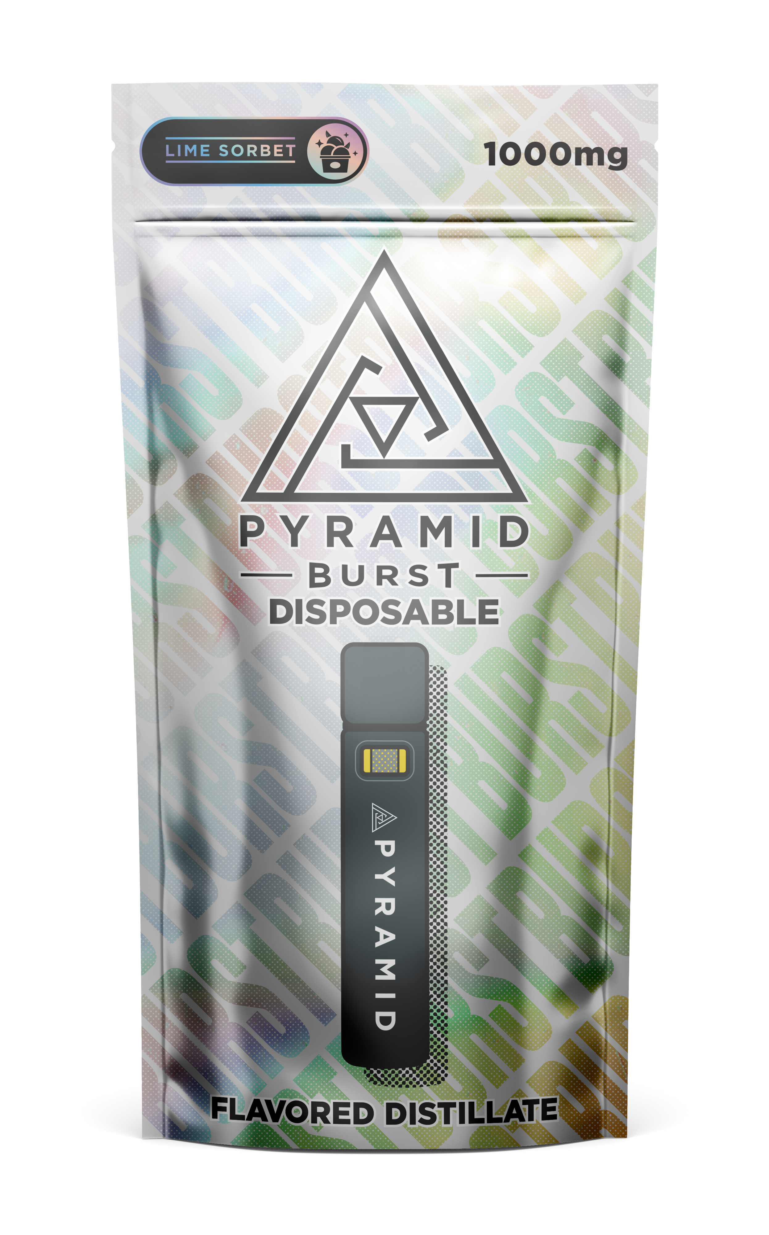 Photograph of product: Burst Disposable 1000mg - Lime Sorbet