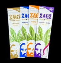 Photograph of product: P- Zig Zag Hemp Wraps Natural