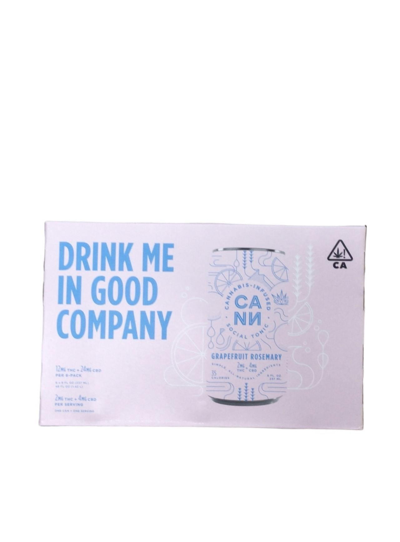 Photograph of product: CANN- Grapefruit Rosemary 6 Pack