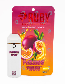 Photograph of product: Ruby - Disposable - Live Resin - Passion Fruit - 1G