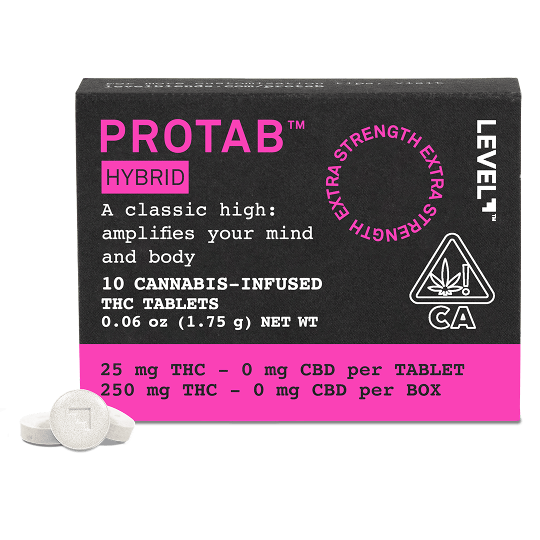 Photograph of product: LEVEL - Hybrid Protab 10pk - 250mg