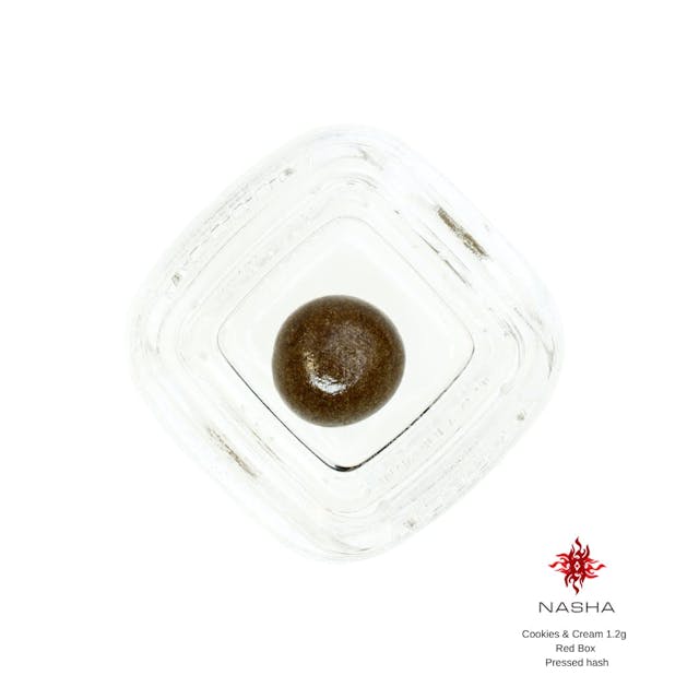 Photograph of product: Cookies & Cream Red | 1.2 Pressed